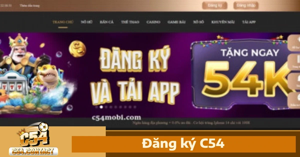 Đăng Ký C54 1 Hướng dẫn đăng ký C54 chỉ trong vài phút